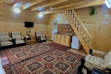 کلبه دوبلکس سوئیسی تکخواب در سوادکوه