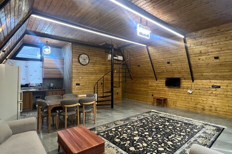 کلبه سوئیسی دوبلکس مبله دوخواب در ماسال