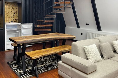 کلبه سوئیسی دوبلکس دو خواب پارادایس در سوادکوه