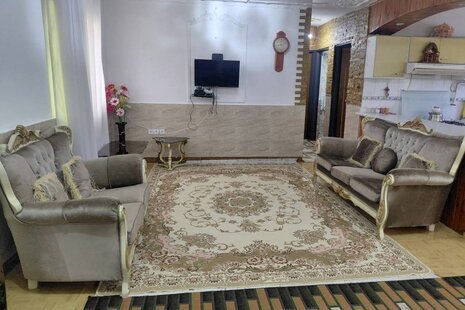 واحد مبله دوخواب در طبقه همکف ویلا امیر در چالوس