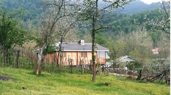 کلبه چوبی یک خواب در ماسال