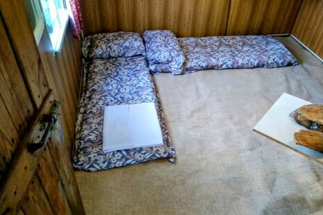 کلبه درختی 20 متری در نور