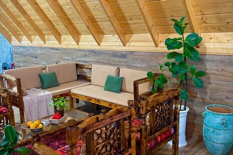 کلبه سوئیسی دوبلکس تکخواب در نشتارود