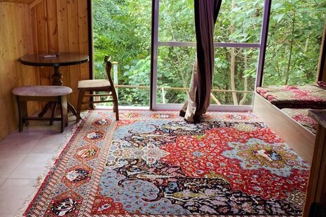 کلبه چوبی در شیرگاه