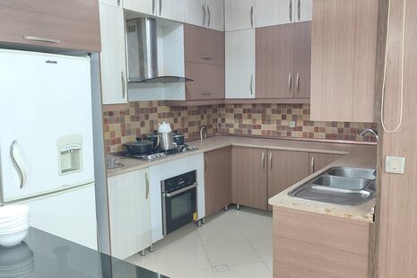 آپارتمان مبله دوخواب همکف شریف در مشهد