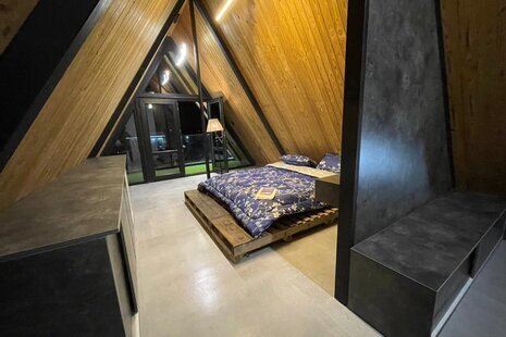 کلبه سوئیسی دوبلکس استخردار آرامش 1 در کردان