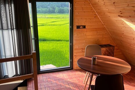 کلبه سوئیسی تکخواب جکوزی دار آیهان در ماسال