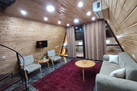 کلبه سوئیسی تکخواب دیدار در گلوگاه