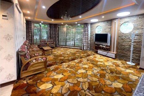 اجاه ویلا استخردار دو خواب مبله در باغ بهادران