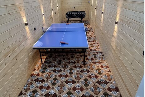 کلبه سوئیسی دوبلکس تکخواب مبله کاسپین در بندر انزلی