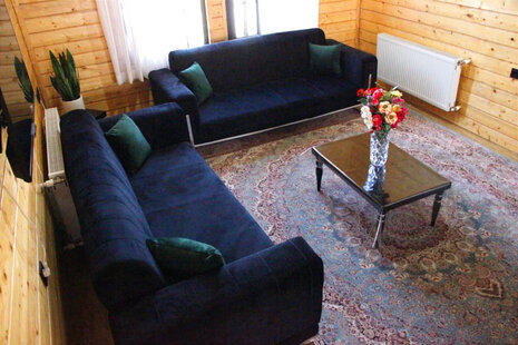 کلبه چوبی یونانی دوبلکس تک خواب در ماسال