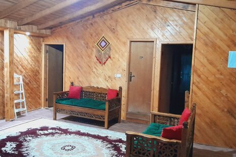 ویلا دو طبقه چوبی خاطره وشمه سرا در ماسال