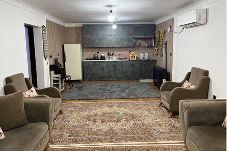 واحد تکخواب مبله در طبقه ی همکف ویلا سواد کوه
