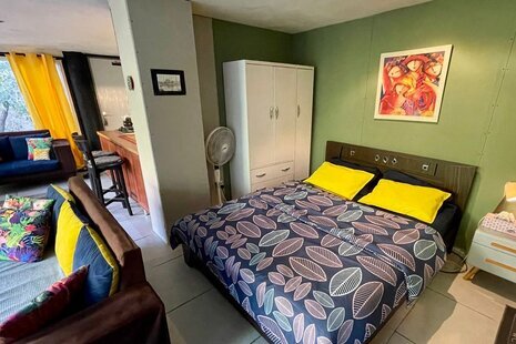 سوئیت باغ مبله 40 متری در فشم