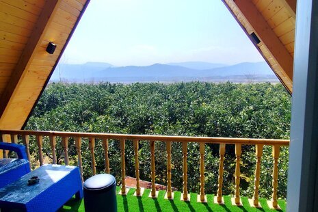 کلبه دوبلکس جکوزی دار تک خواب در سوادکوه