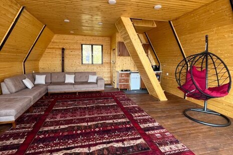 کلبه سوئیسی دوبلکس مبله دو خواب در بابل
