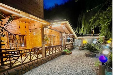 ویلا تکخواب مبله چوبی لاله در سوادکوه