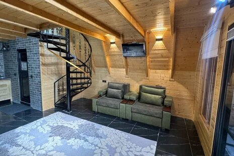 کلبه سوئیسی مبله دوخواب 3 در شیرگاه