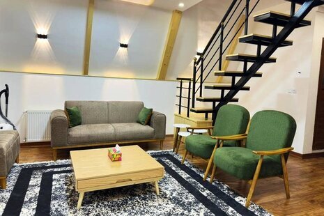 کلبه سوئیسی دوبلکس دوخواب اَفرا در بهشهر