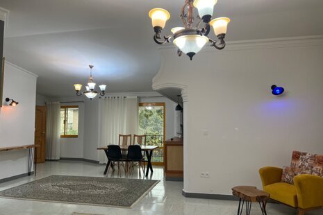 واحد مبله دوخواب در طبقه دوم ویلا در چالوس