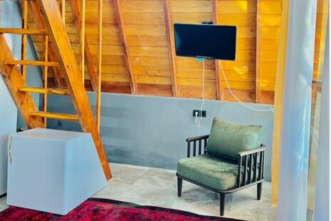 کلبه سوئیسی دوبلکس تکخواب در شیرگاه