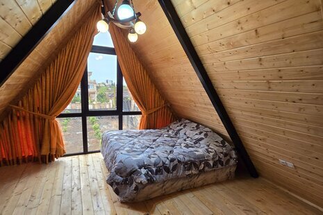 کلبه سوئیسی جکوزی دار دوخواب آراد در چالوس