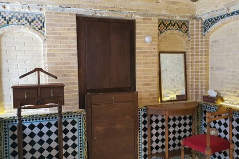 اتاق شاباجی در بومگردی شیراز