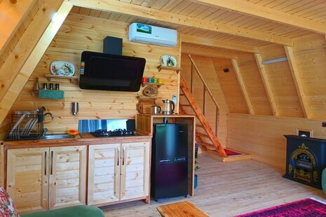 کلبه سوئیسی مبله تک خواب تینار در بابل