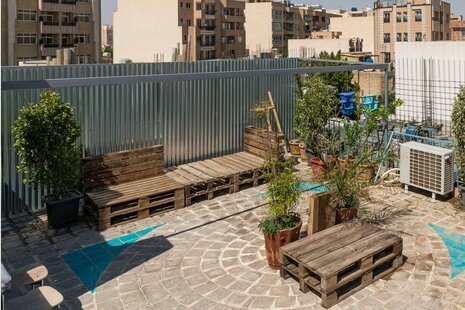 اتاق 8نفره خوابگاهی آقایان در هاستل اصفهان