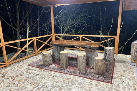 کلبه چوبی 25 متری در قائمشهر