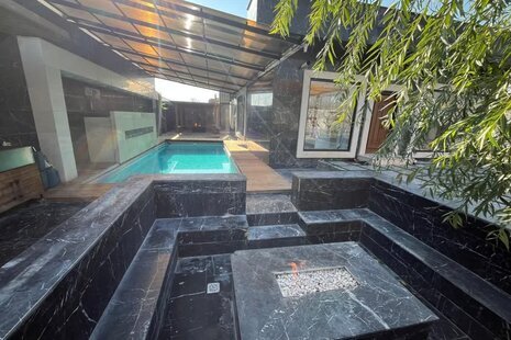 ویلا مدرن استخردار 2 خواب رز در شهریار