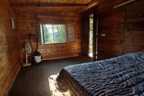 کلبه جنگلی تکخواب افرا در سوادکوه