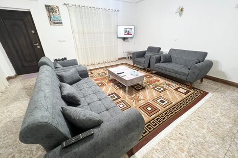 واحد دو خواب مبله در طبقه اول ویلای چالوس