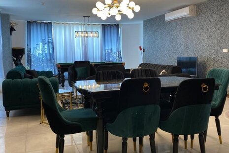 آپارتمان مبله دوخواب طبقه 7 دید دریا در دهکده ساحلی