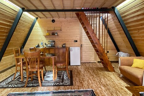 کلبه سوئیسی دوبلکس تک خواب بهارنارنج در لنگرود