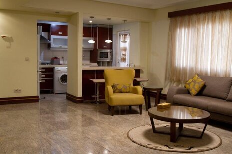 آپارتمان دو خواب مبله در گاندی