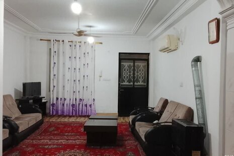 واحد دوخواب مبله در طبقه همکف ویلا در رامسر