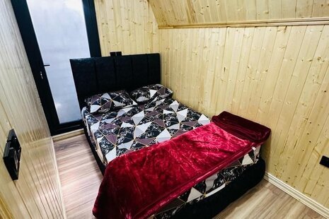 کلبه چوبی تکخواب بجکوزی گلستان مهر 1 در سرخرود