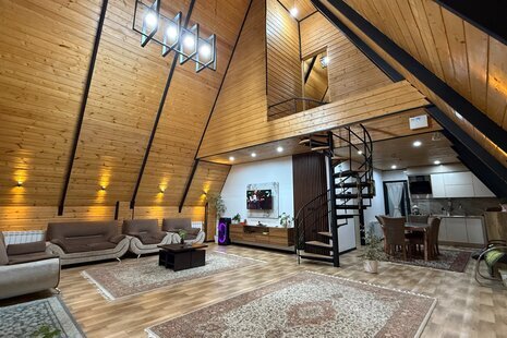 کلبه دوبلکس سوئیسی دوخواب تی تی در ماسال