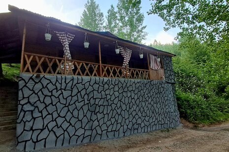 کلبه چوبی تکخواب در سوادکوه