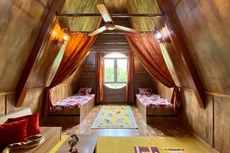 کلبه تکخواب استخردار جبلی در قائم شهر