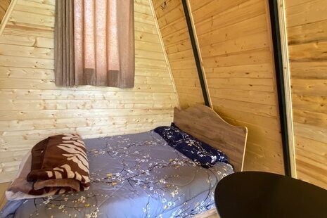 کلبه سوئیسی دوخواب  جکوزی دار در رامسر