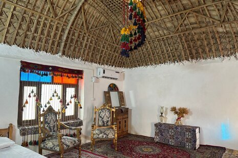 اتاق حیات در اقامتگاه بومگردی قشم