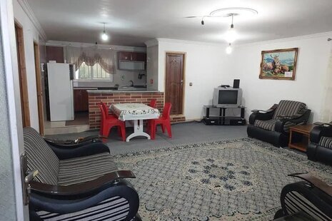 واحد مبله دوخواب فیلبند در طبقه دوم ویلای آمل