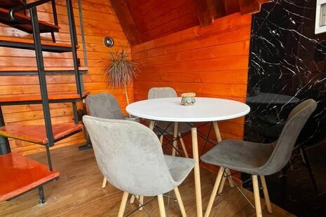 کلبه سوئیسی دوبلکس تکخواب جکوزی دار کلهو در شیرگاه