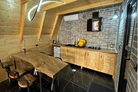 کلبه سوئیسی مبله دوخواب 4 در شیرگاه