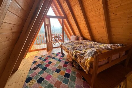 کلبه دوبلکس جکوزی دار تکخواب آریا در بابل