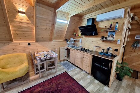 کلبه سوئیسی مبله تکخواب فرحان در بابل