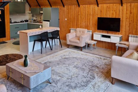 کلبه سوئیسی دوبلکس دوخواب چشمک در رامسر