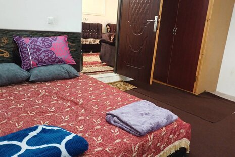واحد مبله دوخواب در طبقه همکف ویلا در قائم شهر